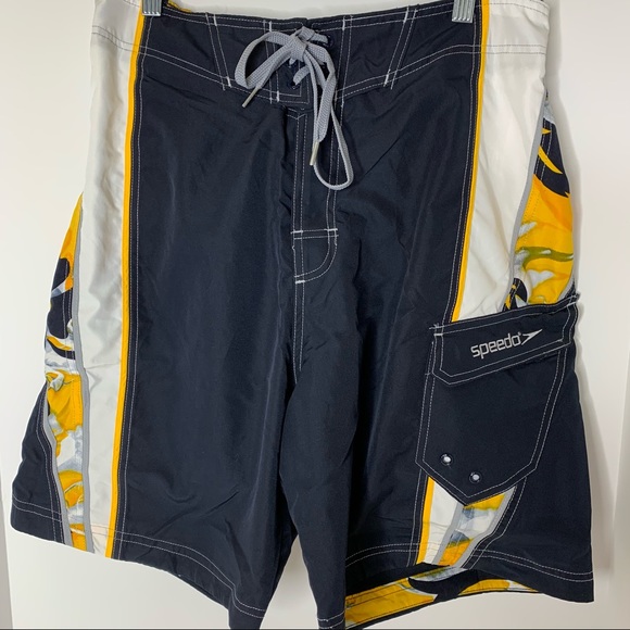 SPEEDO Men’s MED VTG 90’s Board Shorts - Picture 1 of 7